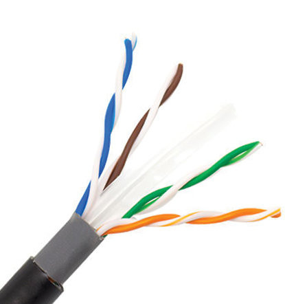 NA 1000ft CAT6 Black Outdoor Cable