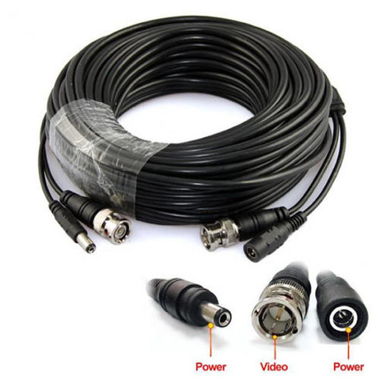 NA 100ft CCTV BNC Video and Power Extension Cable NA 100ft CCTV BNC Video and Power Extension Cable
