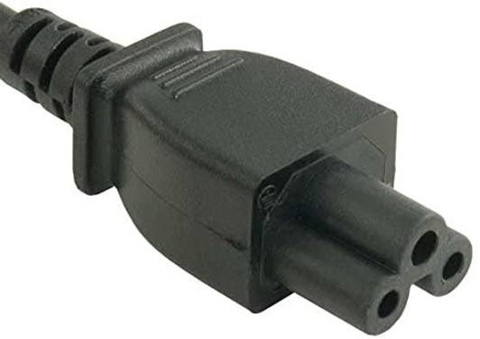 NA Laptop Power Cord 3 Prong plug to 3 slot female connector