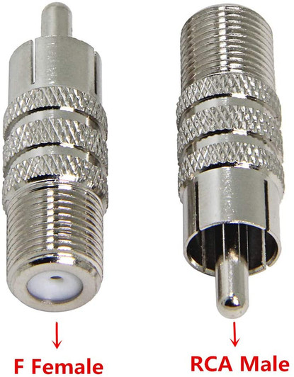 NA Coaxial Female to RCA Male