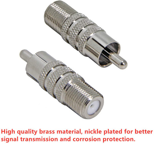 NA Coaxial Female to RCA Male