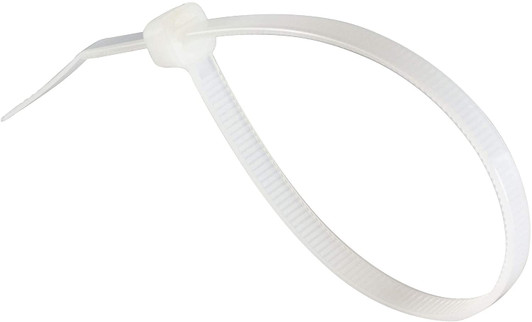 NA 6" Cable Ties White 100 Pack