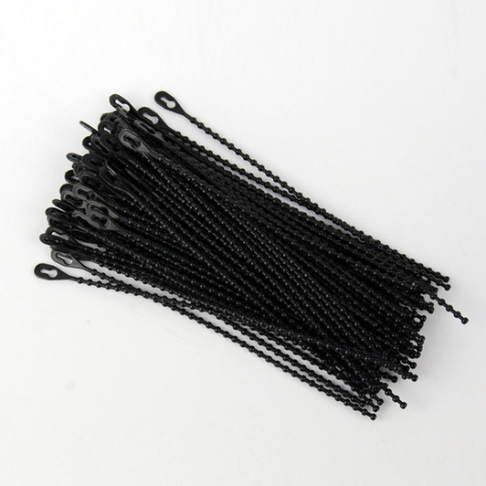 NA 5.75" Reusable Cable Ties Black