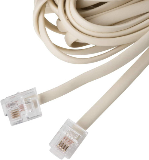 NA RJ-11 15ft Telephone Line Extension Cable