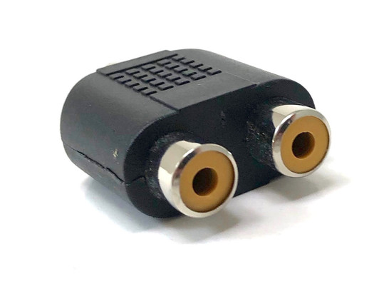 NA RCA Male Plug to Double RCA Female Jack