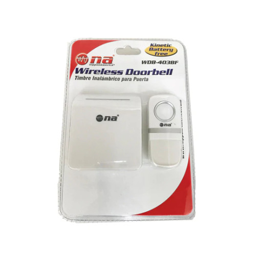 NA Wireless Door Bell Battery Free with 3 Grade volume adjustment & 25 selectable tones