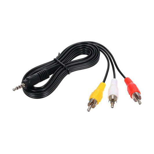 NA 5ft 3.5mm Jack to RCA Audio Video Male Cable