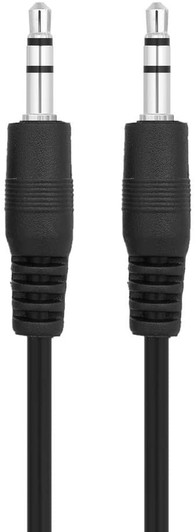 NA 3.5mm to 3.5mm Auxiliary Cable 6" Black Color