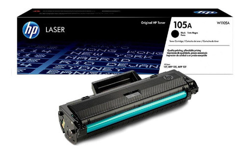 HP 105A Black Ink Toner Cartridge Approximate 1,000 Pages Yield