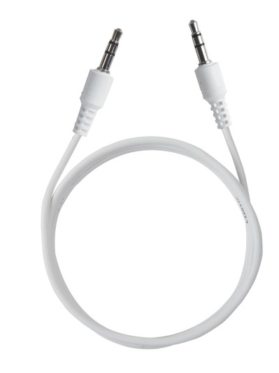 NA 3.5mm to 3.5mm White Auxiliary Cable 6"