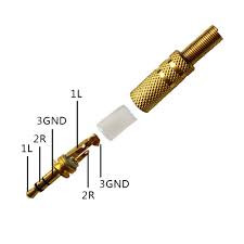 NA 3.5mm Solder Type Male Stereo Plug Connector