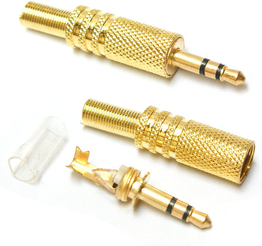 NA 3.5mm Solder Type Male Stereo Plug Connector
