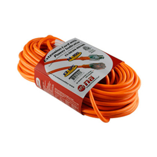 NA 50ft Outdoor Power Extension 14 Gauge Orange