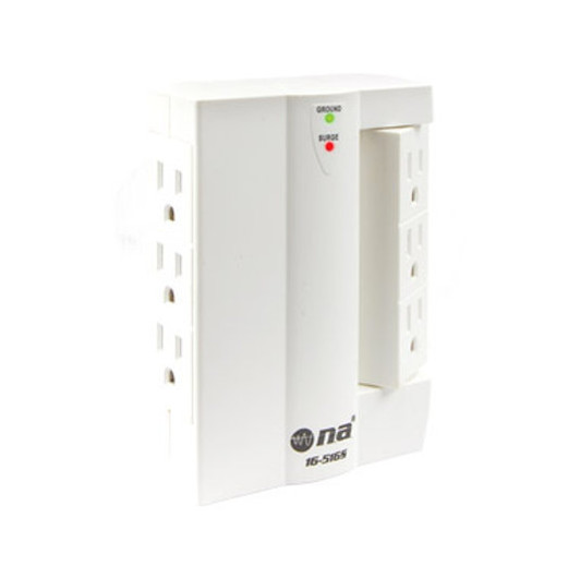 NA 6 Outlet Wall Tap Surge Protect NA 6 Outlet Wall Tap Surge Protect