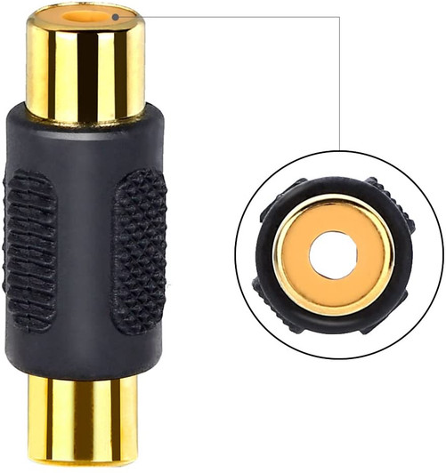 NA 2PK RCA Female to RCA Female Connector