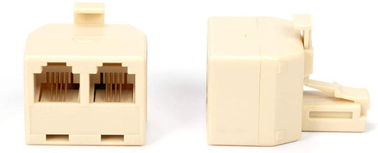 NA RJ11 2 Port Female Telephone Line Splitter Connector