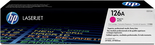 HP 126A Magenta Ink Toner Cartridge Approximate 1,000 Pages Yield