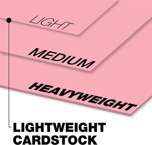 Springhill 8.5" x 11" Pink 67lb Card Stock Paper 250 Sheets 8 Pack