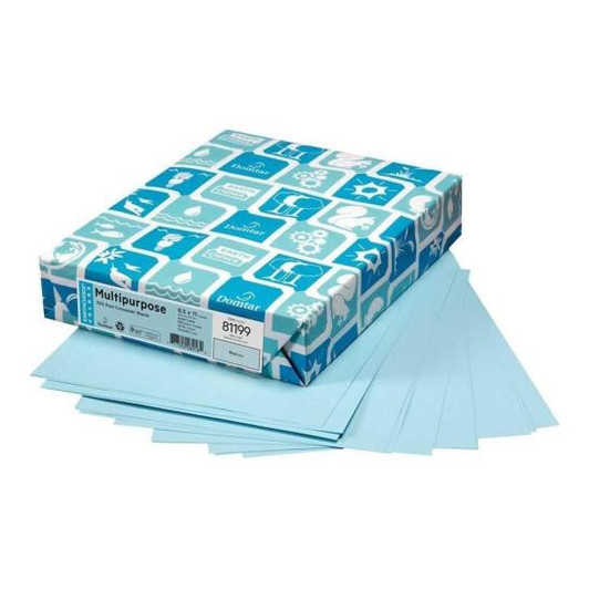 Earthchoice 8.5" X 11" Blue Color Paper 20lb 500 Sheets