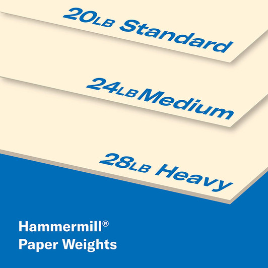 Hammermill Ivoiry Color Paper 20lb 8.5" x 11" 500 Sheets