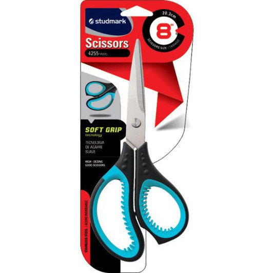 Studmark 8" Scissors 20.3 cm Handle Black Assorted Colors