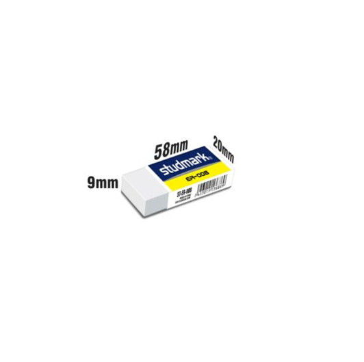 Studmark Eraser White Color 36 Pack