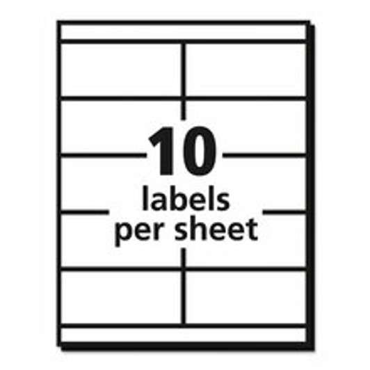 Studmark Laser & Inkjet Label Size  2" X 4.25" 200 Pieces