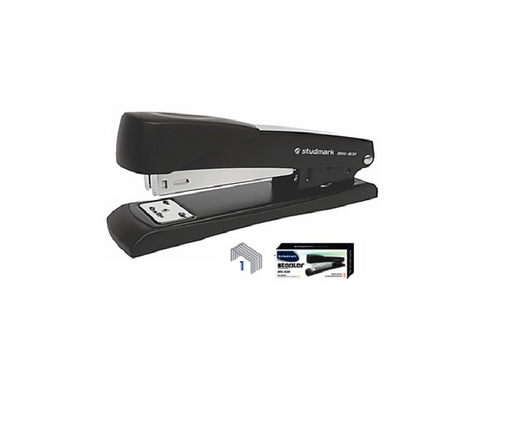 Studmark 26/6 Full Strip Metal Stapler - Black