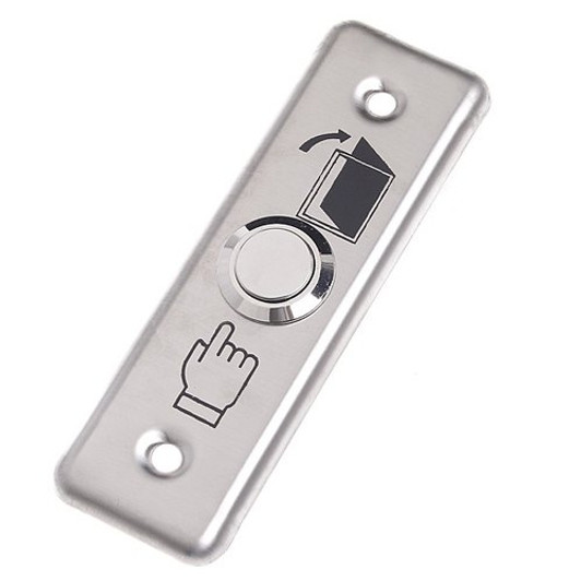 ZKTeco Exit Button 3A 36VDC Stainless Steel Button ZKTeco Exit Button 3A 36VDC Stainless Steel Button