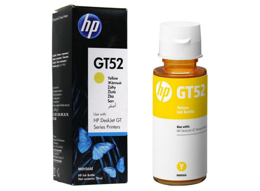 HP GT52 Yellow Ink Cartridge Bottle 70ml Approximate 8,000 pages yield