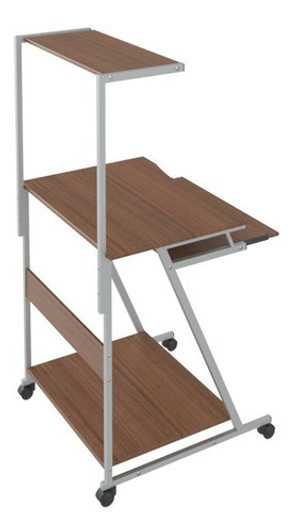 Xtech Oak Multi level Computer Table Desk, 45.3" Hight X 20.5" Wide X 20.5" Deep