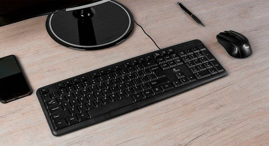 Xtech Black Wired USB Keyboard English