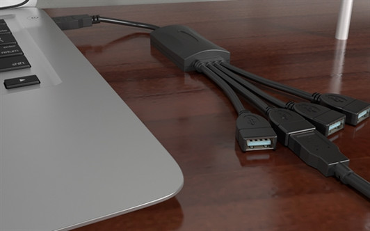 Xtech 4 Ports USB Hub 2.0