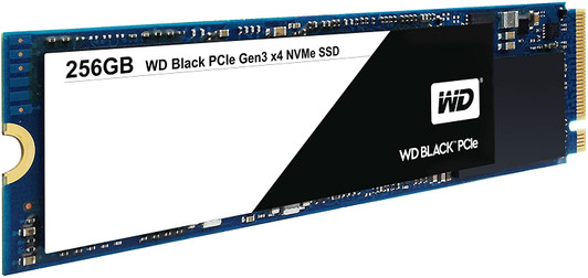 WD Black™ 256 GB SATA M.2 internal SSD 2280 PCIe 3.0 x4