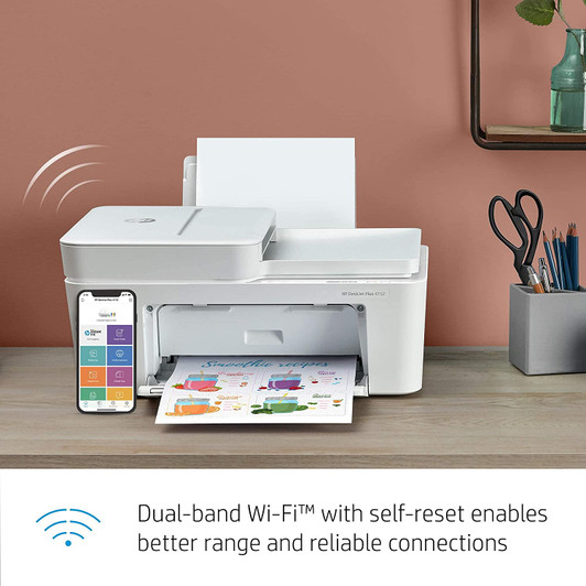 HP DeskJet Plus 4158 All In One Printer Instant Ink Ready