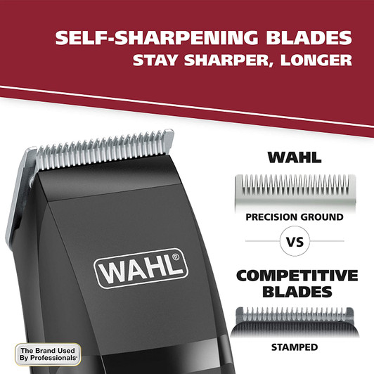 Wahl 14 Pieces Homecut Combo Styling Kit with Hair Clipper and Beard Trimmer for Total Body Grooming 110V
