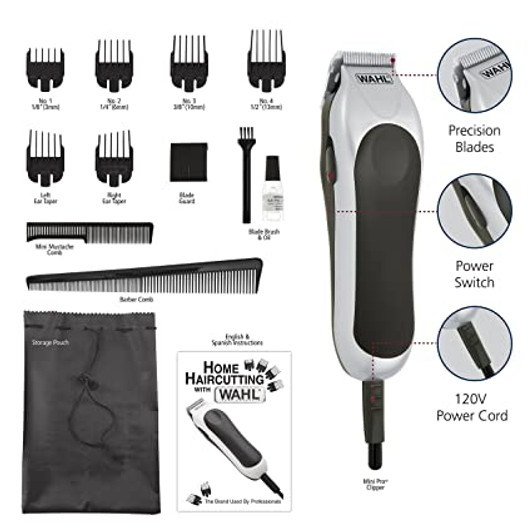 Wahl 12 Pieces T-Pro Mini Corded T-Blade Clipper 110V - 220V