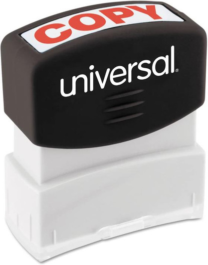Universal Copy Pre Inked Red Stamp