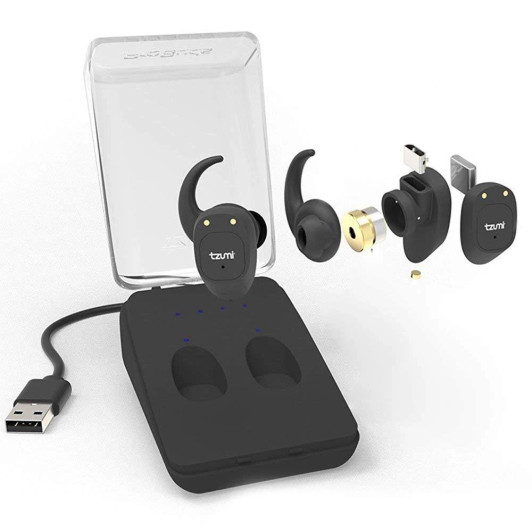 Tzumi ProBuds True Wireless Earbuds - Wireless Stereo Earbuds With Built-In Microphone and Charging Case Tzumi ProBuds True Wireless Earbuds - Wireless Stereo Earbuds With Built-In Microphone and Charging Case