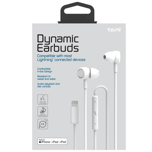 Tzumi Lightning Dynamic Earbuds