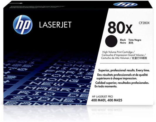 HP 80X Black Ink Toner Cartridge Approximate 6,900 Pages Yield
