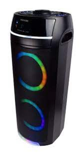 Toshiba Rechargeable Portable Party Speaker with Super Bass, Black