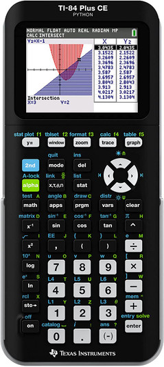 Texas Ti-84 Plus Ce Graphic Calculator Black