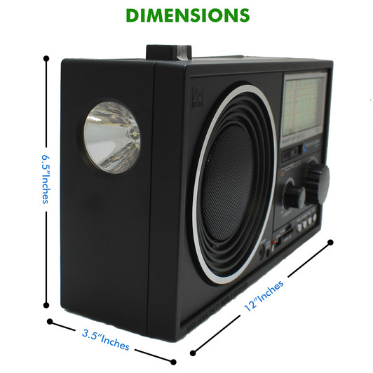 Technical ProFM AM Solar Powered Bluetooth Radio