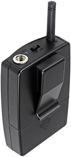 Technical Pro Single Wireless Microphone System with 2 Microphones - One Headset and One Clip-On Microphone (Only one mic can be used at the same time)