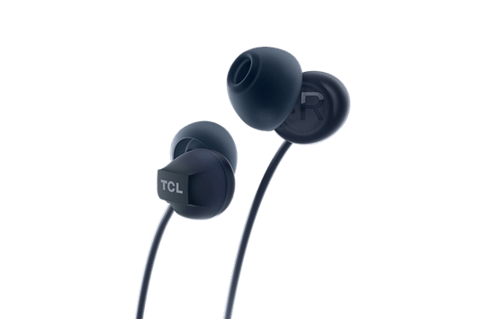 TCL Black Wired 3.5mm jack In ear Headphones with Mic
