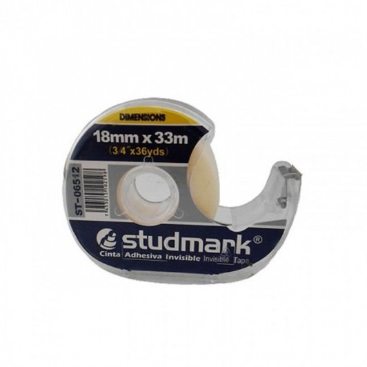 Studmark Invisible Tape 18mm Black Dispenser Studmark Invisible Tape 18mm Black Dispenser