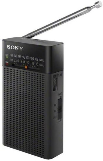 Sony Portable AM/FM Radio,Black