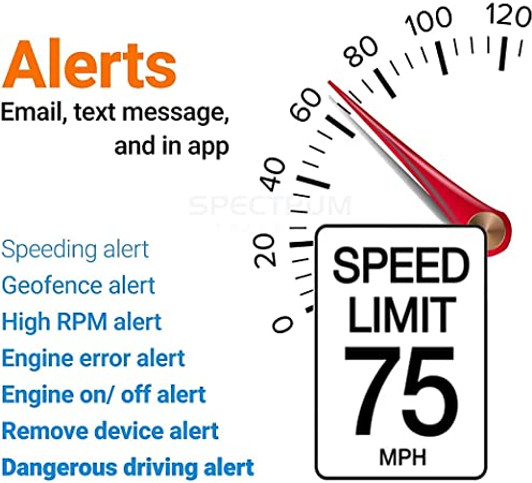 Spectrum Smart OBD II GPS Tracker  with 4G LTE technology for both light and heavy duty vehicles. Connect mobile devices to built-in WiFi hotspot.