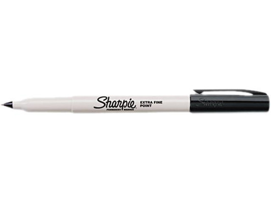 Sharpie Black Permanent Marker Extra Fine Point 12 Pack